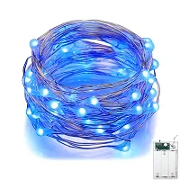 Led Fairy Lights Battery Operated, 1 Pack Mini Battery Powered Copper Wire Starry Fairy Lights for Bedroom, Christmas, Parties, Wedding, Birthday, Anniversary Decorations (Pack of 1)-thumb1