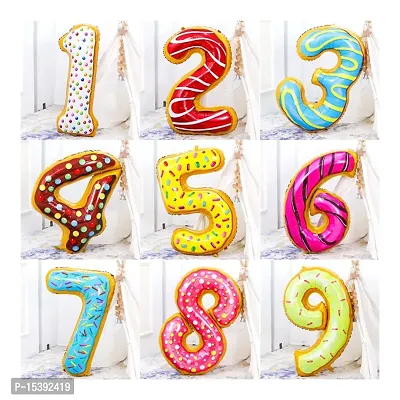 32 Inch Number Foil Balloon Birthday Foil Number Helium Balloon Party Decoration Pack of 1 | 1 Year No.-thumb3