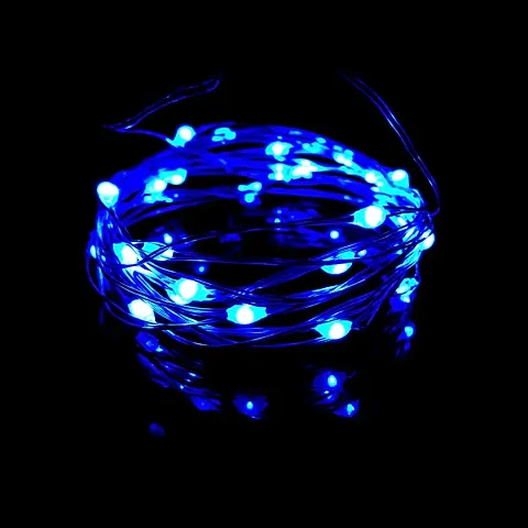 Led Fairy Lights Battery Operated, 1 Pack Mini Battery Powered Copper Wire Starry Fairy Lights for Bedroom, Christmas, Parties, Wedding, Birthday, Anniversary Decorations (Pack of 1)