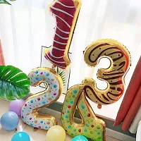 32 Inch Number Foil Balloon Birthday Foil Number Helium Balloon Party Decoration Pack of 1 | 1 Year No.-thumb4