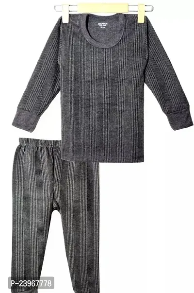 Unisex Kids Winter Wear Thermal Innerwear Top and Full PANT SET for Girls Boys Paack Of 1