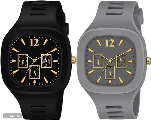 Attractive Men Analog Watches Pack Of 2