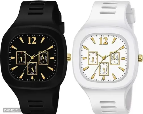 Attractive Men Analog Watches Pack Of 2