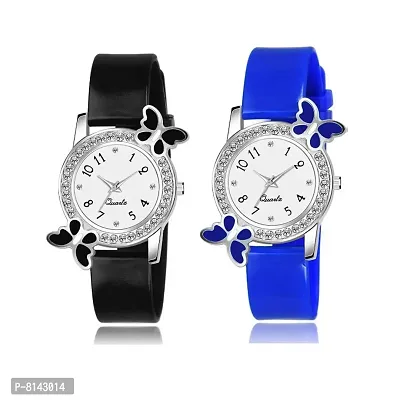 New Stylist Collection Analog Watches For Girls Pack Of 2-thumb0