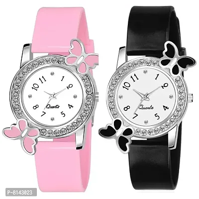 New Stylist Analog Watches For Girls Pack Of 2-thumb0