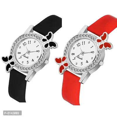 New Stylist Analog Watches For Girls Pack Of 2-thumb2