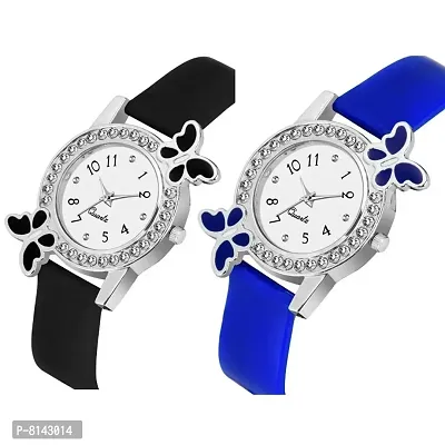 New Stylist Collection Analog Watches For Girls Pack Of 2-thumb2