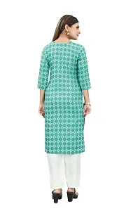 Women Stylish Printed Poly Crepe Kurta-thumb1