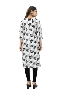 Women Stylish Printed Poly Crepe Kurta-thumb1