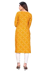 Women Stylish Printed Poly Crepe Kurta-thumb2