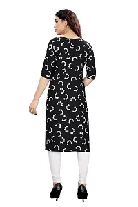 Women Stylish Printed Poly Crepe Kurta-thumb1