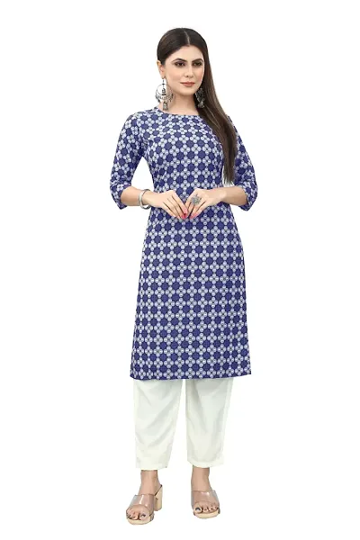 Pretty Crepe Straight Kurta