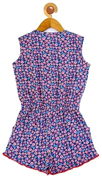 ICABLE Girls Printed Jumpsuits 100% Cotton Made in India-thumb1