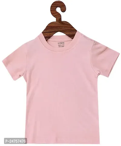 ICABLE Girls Plain T-Shirts 100% Cotton-thumb0