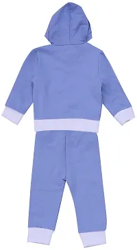 ICABLE Baby Girls/Boys Fleece Hooded Top and Bottom Suit Set-thumb2