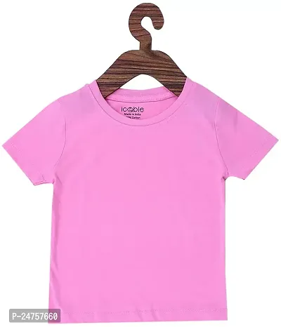 ICABLE Girls Plain T-Shirts 100% Cotton