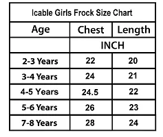 ICABLE Girls Printed Knee Length Frock Pure Cotton Made in India-thumb3