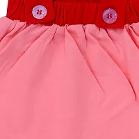 ICABLE Disney Girls Pure Cotton printed Knee Length Midi Top Skirt Set-thumb3