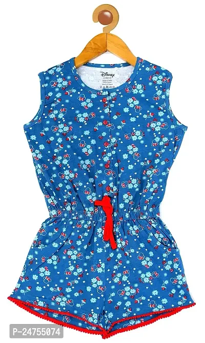 ICABLE Girls Printed Jumpsuits 100% Cotton Made in India