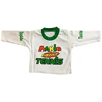 Miss U Baby Boys Baba Suit Cotton T-shirt And Trouser Set With Jacket (Green, 6-12 Months)-thumb3