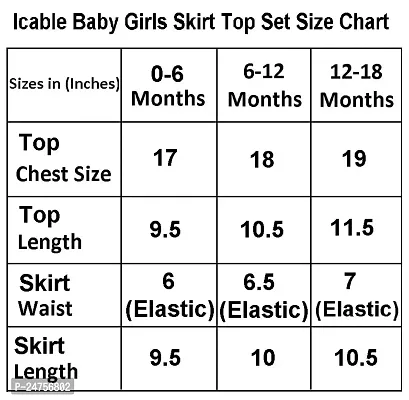 ICABLE Disney Girls Pure Cotton printed Knee Length Midi Top Skirt Set-thumb5