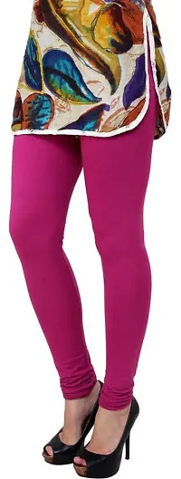 Baby Pink Ruby Cotton Stretchable Leggings, Size: XL,XXL, Churidar