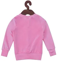 ICABLE Baby Girls/Boys Super Soft Velvet Plain Sweatshirt, Hooded Top and Bottom 3 Piece Suit Set-thumb2