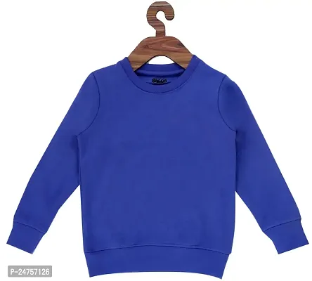 ICABLE Boys Full Sleeves Plain Sweatshirt Made in India-thumb0