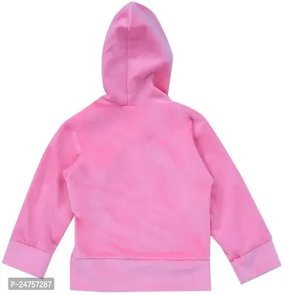 ICABLE Baby Girls/Boys Super Soft Velvet Plain Sweatshirt, Hooded Top and Bottom 3 Piece Suit Set-thumb2