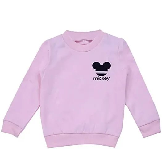 ICABLE Unisex Baby Girl/Boys Full Sleeves Printed Fleece Sweatshirt Made in India
