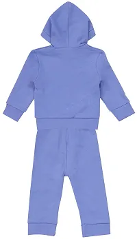 ICABLE Baby Girls/Boys Fleece Hooded Top and Bottom Suit Set-thumb2
