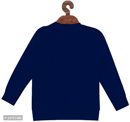 ICABLE Boys Full Sleeves Plain Sweatshirt Made in India-thumb2