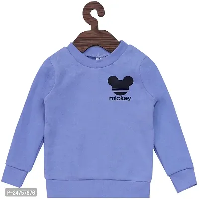 ICABLE Unisex Baby Girl/Boys Full Sleeves Printed Fleece Sweatshirt Made in India-thumb0