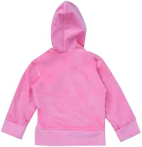 Icable Unisex Baby Girl/Boys Full Sleeves Plain Super Soft Velvet Hoodie Made in India-thumb1