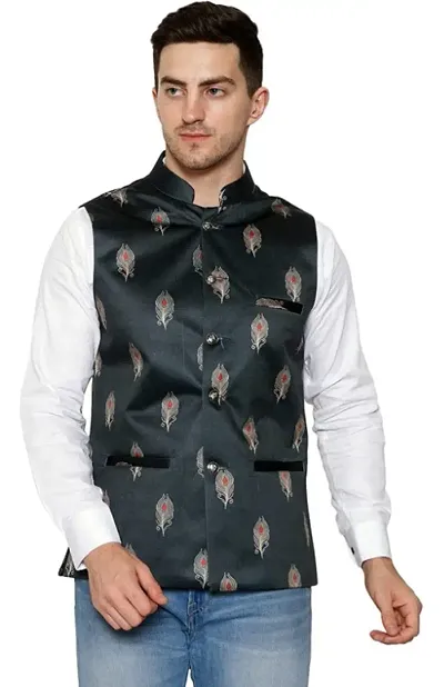 Satin Waistcoat For Mens