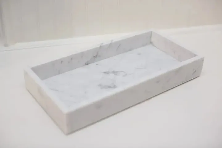 Stylish Marble Solid Serving Tray for Home