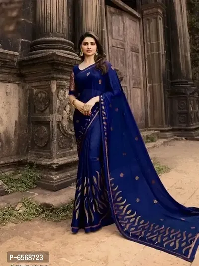 Stylish Lichi Silk Jacquard Work Saree for Women-thumb0