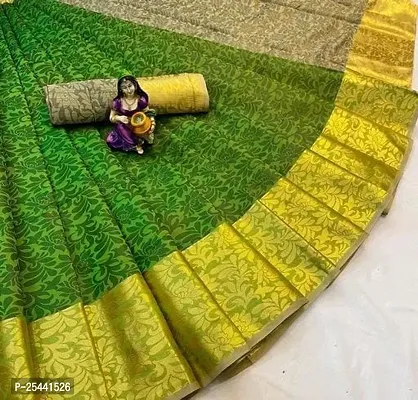 Beautiful Cotton Silk Saree with Blouse piece for Women