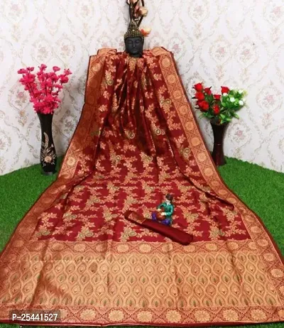 Beautiful Cotton Silk Saree with Blouse piece for Women