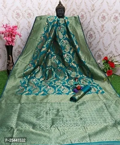 Beautiful Cotton Silk Saree with Blouse piece for Women