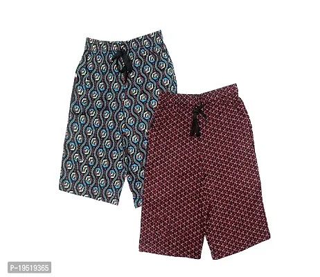 Cotton Bermuda shorts for boys  (pack of 2)