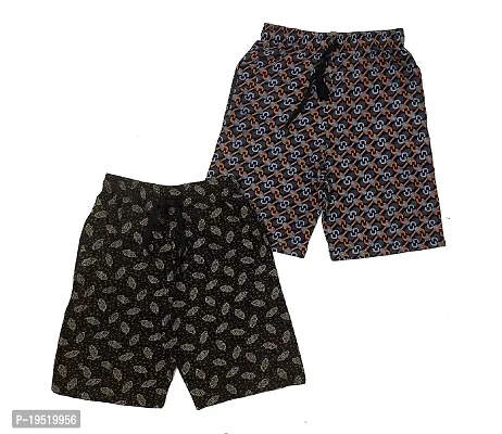 Cotton Bermuda shorts for boys  (pack of 2)