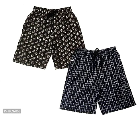 Cotton Bermuda shorts for boys  (pack of 2)-thumb0