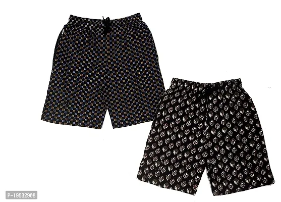 Cotton Bermuda shorts for boys  (pack of 2)