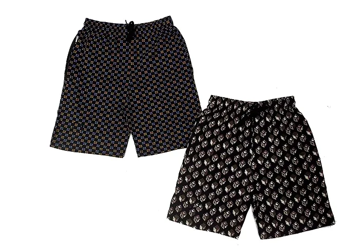 Set Of 2 Cotton Bermuda Shorts For Boys
