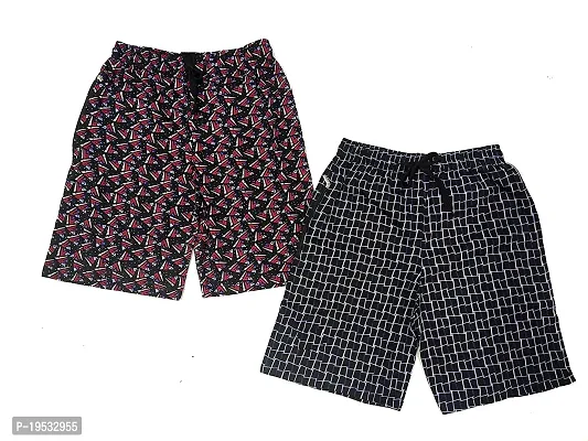 Cotton Bermuda shorts for boys  (pack of 2)