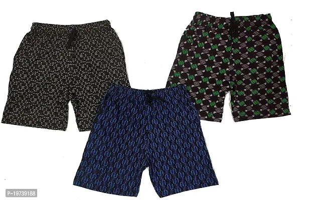 Cotton Bermuda shorts for boys  (Pack of 3)