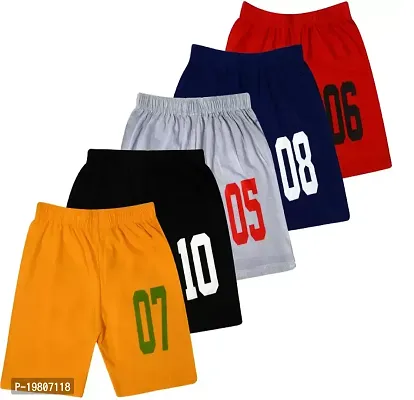 Cotton shorts for boys  (Pack of 4)-thumb0