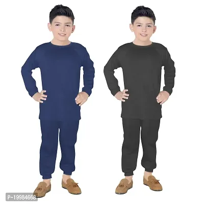 Thermal Wear Top Pajama Set for Boys, Girls, Kids Baby (Pack of 2 Set)-thumb0