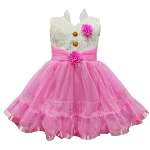 Fancy Net Frock for Baby Girl